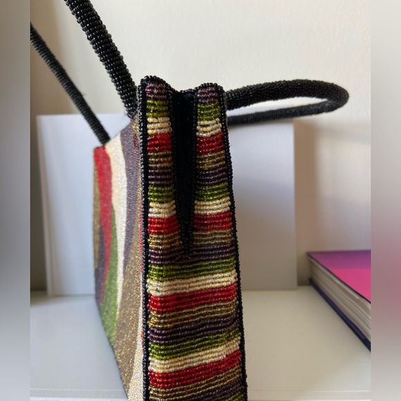 Vintage beaded handbag - Picture 2 of 4